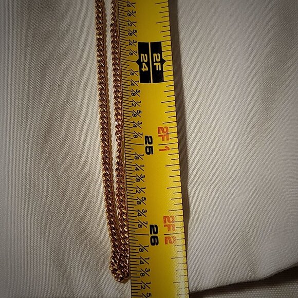 Vintage Monet Gold Tone Double Chain Rope Necklace 53" Single Wrap - Picture 6 of 7